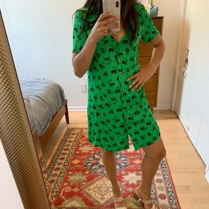 Zara button down dress